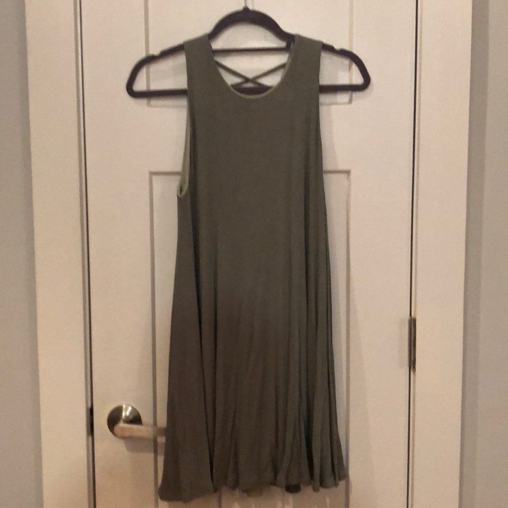 Army green dress